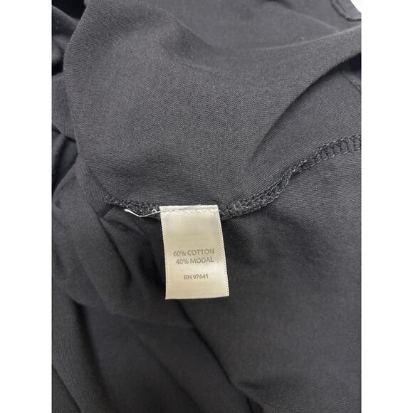 Pure J. Jill Ballet Sleeve Thigh Length Tunic Black 3/4 Sleeve Size Small Tall - Picture 8 of 10